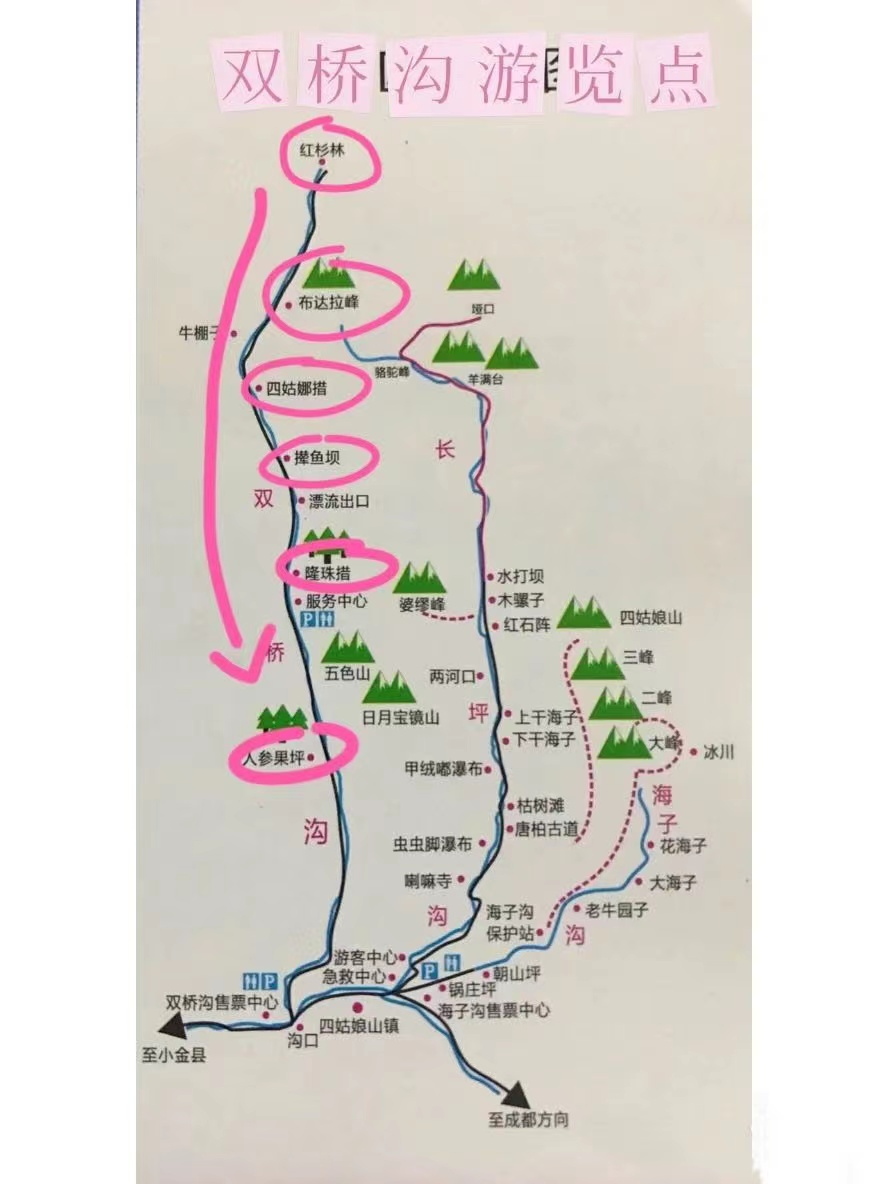 导游发的游览图